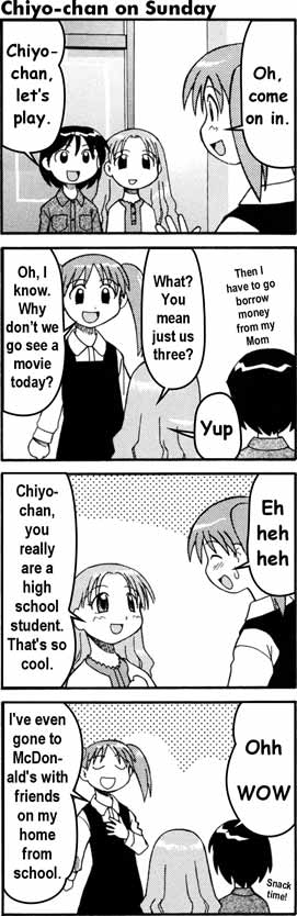 Chiyo-chan on Sunday